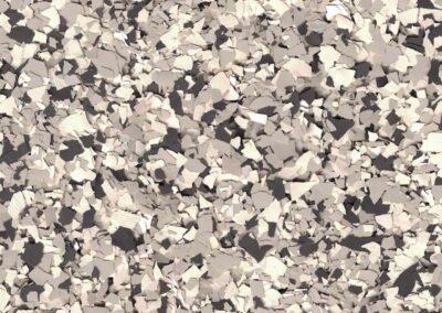 River Rock dazzling flake floor color